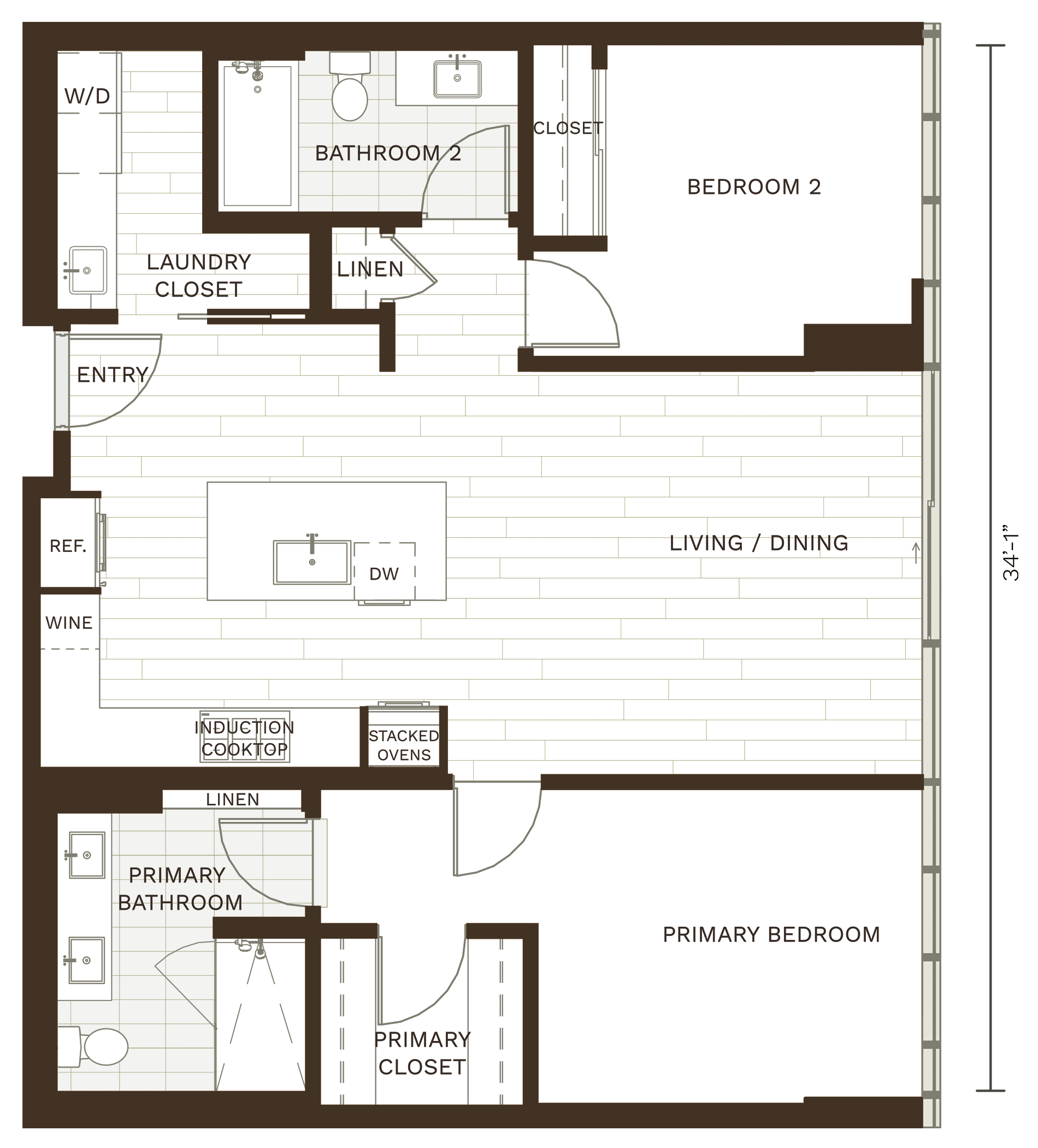 Residence 05, Type E floor plan
